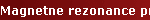 Magnetne rezonance pred raspadom
